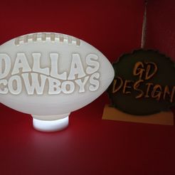 IMG_20231118_114935559.jpg Dallas Cowboys 3D WAVE NFL FOOTBALL TEALIGHT