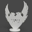 love-you-mom-mother-day-pendant-wall-desk-table-medal-4.png love you mom with wings wall art - table - desk - keychain