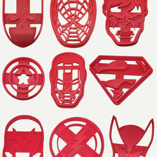 todos juntos copy.jpg Superheroes Cookie Cutter x20