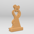 Shapr-Image-2024-02-10-120156.png Heart as One, Man Woman Kiss Sculpture, Love Statue, Forever Eternal Love Couple In Love Figurine