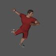 10.jpg Animated Sportsman-Rigged 3d game character Low-poly 3D model