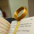 IMG_20220109_190005-min.jpg LOTR RING BOOKMARK Lord of the rings TOLKIEN