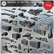 WB-BB-P01-Battle-of-Berlin-sceneries-pack-No.-1.jpg Battle of Berlin sceneries pack No. 1 - Modern WW2 Germany World War Diaroma Wargaming RPG Mini Hobby