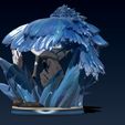 WIP12.jpg One Piece - Aokiji Kuzan Marine Admiral statue - Blue Pheasant 3D print model