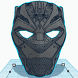 black panther face mk1.png Black Panther Half-Mask