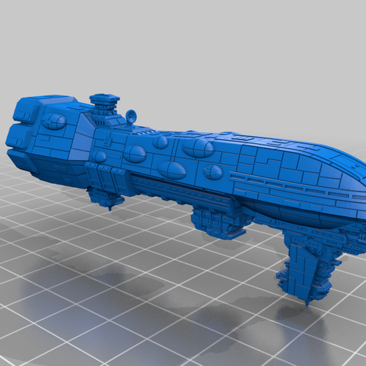 Download free STL file SW:Armada Assault Frigate Mk1 type 1 A&B • 3D ...