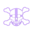 FOR-HAL-027.stl Pirate skull cookie cutter