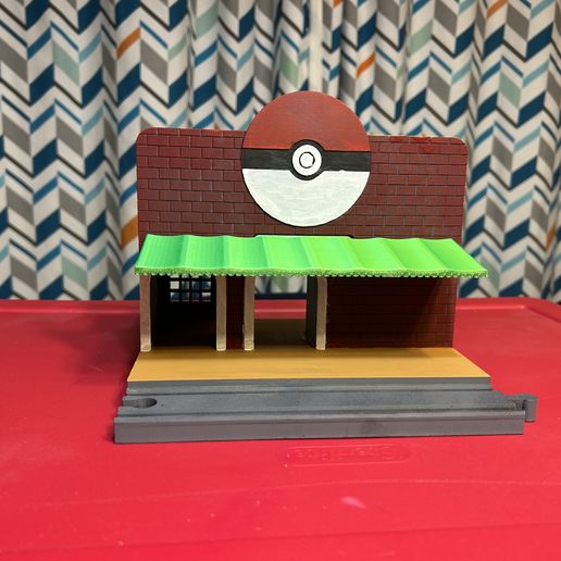🪵 Wooden Train (Brio/Ikea/Thomas) Pokemon Train Station・Free 3D File ...