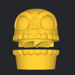 Captura-de-Pantalla-2023-06-04-a-las-10.05.59.jpg STL file BASIC GRINDER GRINDERKING 3D 66X66X66X70 MM EASY PRINT FDM SLA PRINT IN PLACE・Model to download and 3D print