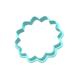 2.png Sunflower Cookie Cutter | STL File