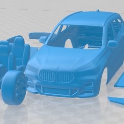 BMW-X1-M-Sport-2020-Cristales-Separados-1.jpg Fichier 3D BMW X1 M Sport 2020 Imprimable Car・Modèle à télécharger et à imprimer en 3D, hora80