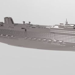 pinnacle1.jpg Archivo STL Crucero MS Nieuw Statendam Holland America Line・Modelo para descargar e imprimir en 3D