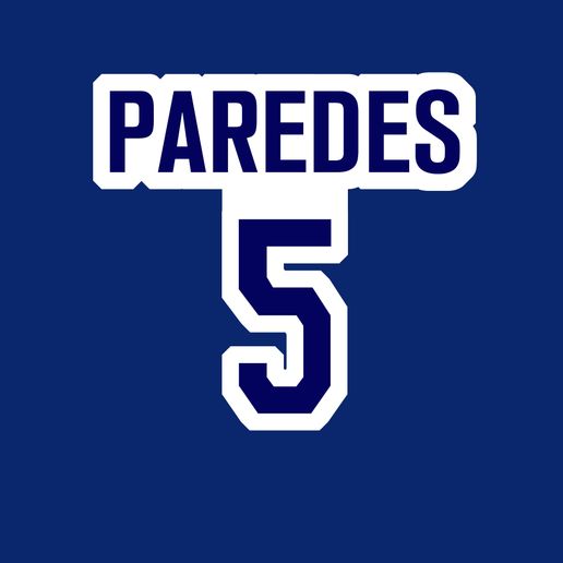 Walls Number 5 For Chop/ Pitcher - Boca Juniors - 3D model önizlemesi