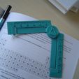 chemistry_2.jpg Bookmark Ruler Print in Place with Chemistry Icon | Easy to Print | Back to School | Vtau Design