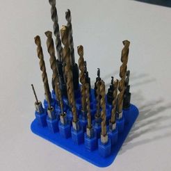 IMG_20170620_211802837.jpg Free STL file DRILL ORGANIZER HSS・Template to download and 3D print