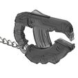 Plasma_Pistol_Keychain_1.3558.jpg Keychain - H2A Plasma Pistol - Halo - Printable 3d model - STL files