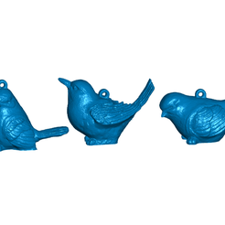 BO3.png Free STL file 3 Bird Tree Ornaments・3D printer model to download, ToaKamate