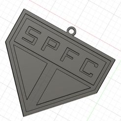 Screenshot_2.jpg OBJ file São Paulo Keychain・Design to download and 3D print