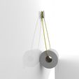 papertif.92.jpg REVERSIBLE - toilet paper and towel rail