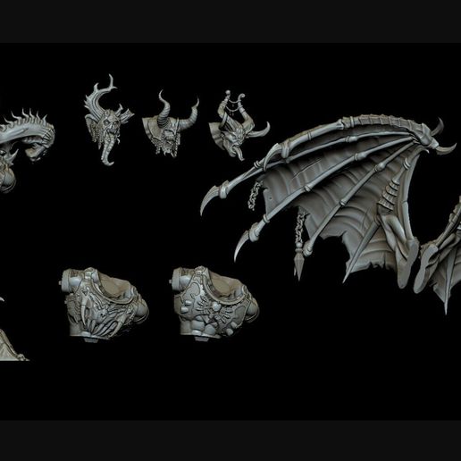 Hellspawn Monarch upgrade kit 3D model