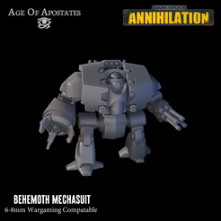 Behemoth.png Archivo 3D Mechasuit Behemoth・Diseño de impresión en 3D para descargar