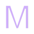 M.stl Alphabet Toy Shape Sorter