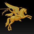 005.jpg Pegasus-Krieger-Relief 2.5D