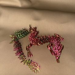 Articulated Flaming 🔥 Flower 🌸 Dragon