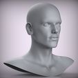 300.14.jpg 11 Male Head Sculpt 01 3D model Low-poly 3D model
