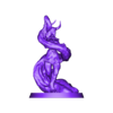 Werewolf Female Druid Base Stl v2.stl Werewolf Female Druid 3D print model