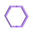 HexagonR_Bottom.stl Honeycomb Hexagon Toilet Paper Holder