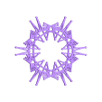Snowflake Small 005.stl STL file 100 Snowflakes・3D printable model to download, abbymath