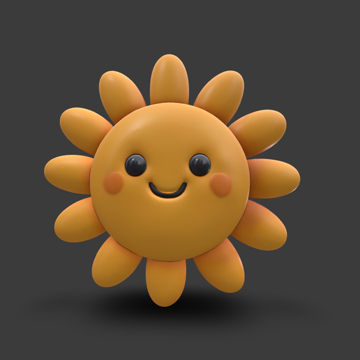 ☀️ Sun・Free STL File for 3D printing・Cults