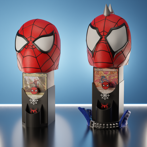MTG Marvel DECK BOX COMPATIBLE WITH COMMANDER DECKS: Spiderman and Spider-punk  #094 3D File for 3D printingCults