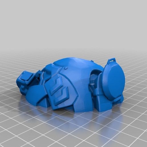 Overwatch Wrecking Ball - remix split for easier printing 3D model