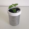 Campbell Planter - Vollständig 3D-gedruckte selbstbewässernde Pflanzgefäße