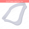 Bread_Slice~5.75in-cookiecutter-only2.png Bread Slice Cookie Cutter 5.75in / 14.6cm
