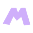 M.stl Letters and Numbers SUPER MARIO Letters and Numbers | Logo