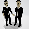 DUPONDT-FIGURINE-2.png STL file Figurine Dupond and Dupont・3D print model to download
