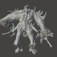 8.png BRUTE NECROMORPH - DEAD SPACE REMAKE  BOSS - ULTRA HIGH DETAILED MESH - HIGH POLY STL FOR 3D PRINTING