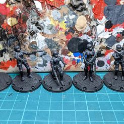 Ninja_Squad_Painted.jpg STL file DUST 1948 - Japanese Infiltration Squad - New Recruits・3D printer model to download