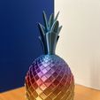 IMG_3713.jpeg Diamond Layered Pineapple Tropical Fruit Home Decor 3D Printed Rainbow Color Housewarming Gift