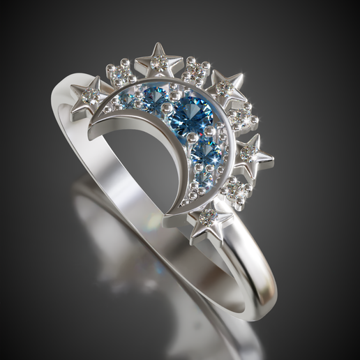 Luxury Ring Moon