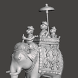 q.png Indian Chess Set - Queen Elephant Piece