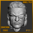 sbund.png MGS4 "Old" Solid Snake Headsculpt & Weapons Bundle Deal