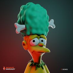 Bones_IG.jpg STL file THE SIMPSONS SIDESHOW MEL・3D printing model to download