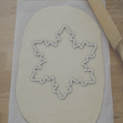 copo.png STL file Cookie Cutter Snowflake / Snowflake Cookie Cutter・Design to download and 3D print