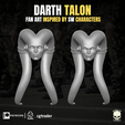 16.png Darth Talon fan art head 3D printable File For Action Figures