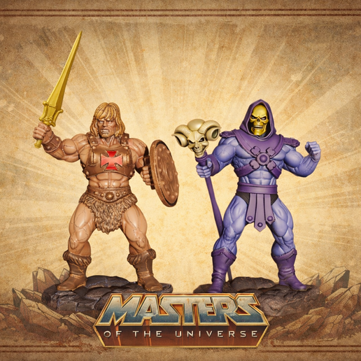 Master of The Universe Pack- He-Man and Skeletor