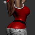012.jpg Santa girl 3D print model Free